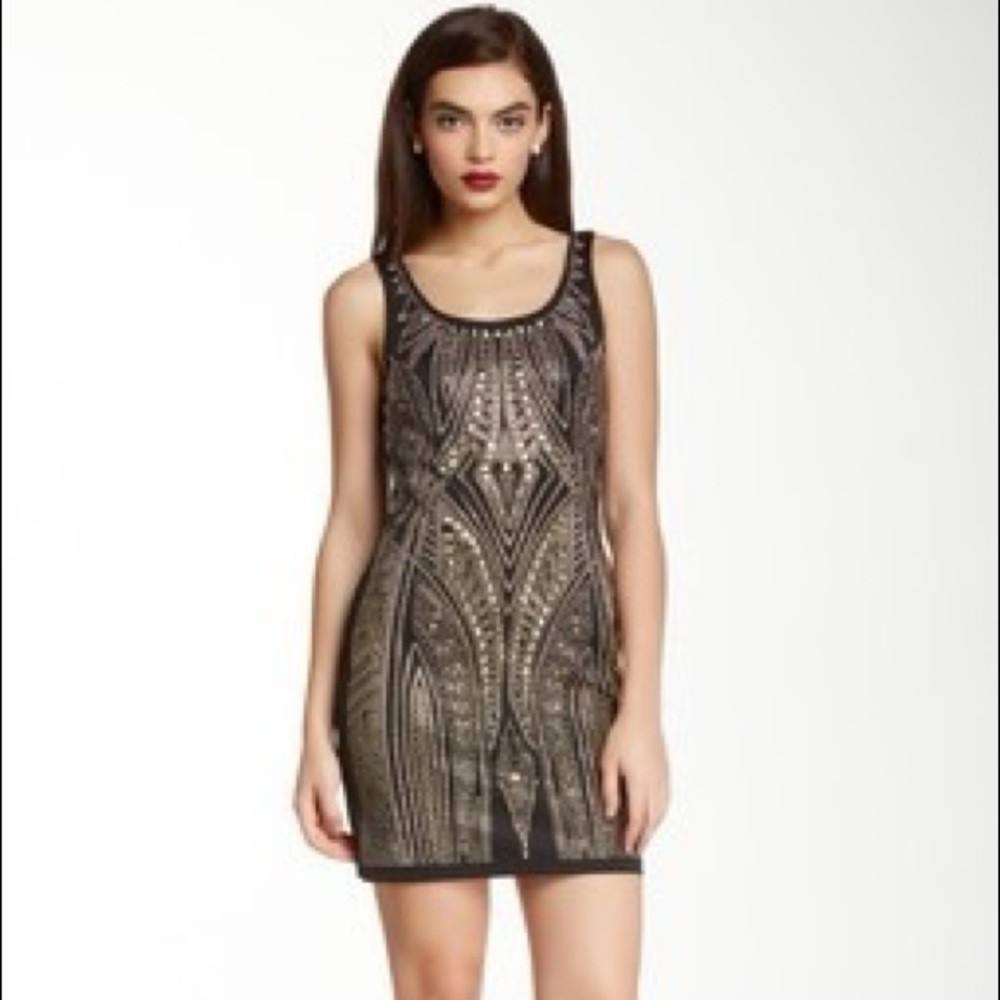 Alexia Admor Sleeveless Studded Dress Size Small